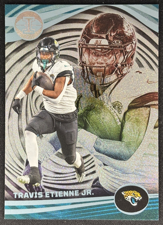 Travis Etienne Jr. 2023 Panini Illusions Dots Trophy Collection Jaguars Sports Trading Cards