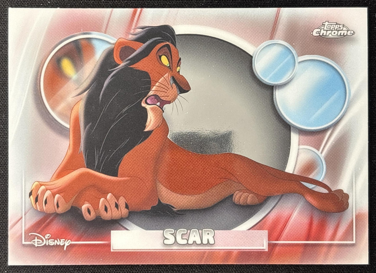 Scar 2026 Topps Chrome Disney The Lion King front