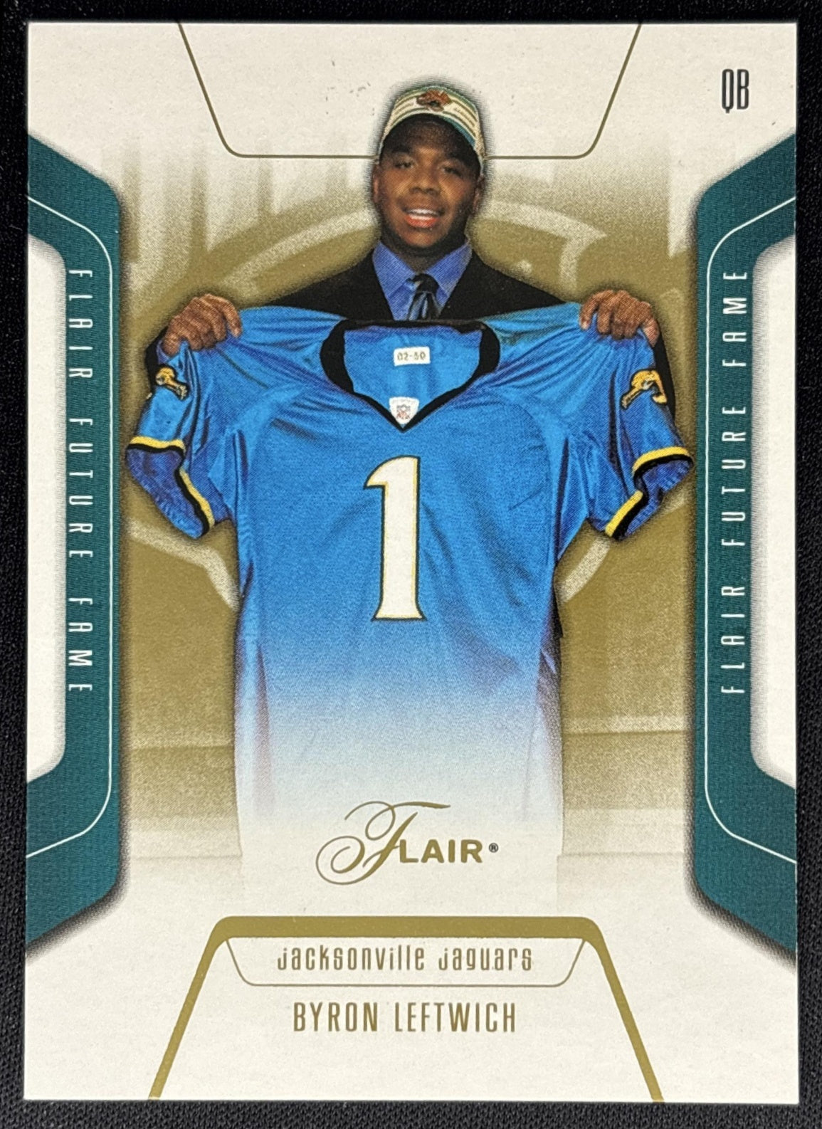 Byron Leftwich 2003 Fleer Flair /500 Jaguars front