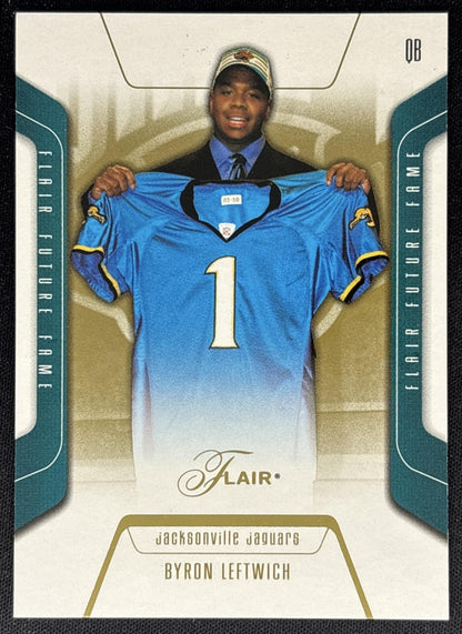 Byron Leftwich 2003 Fleer Flair /500 Jaguars front