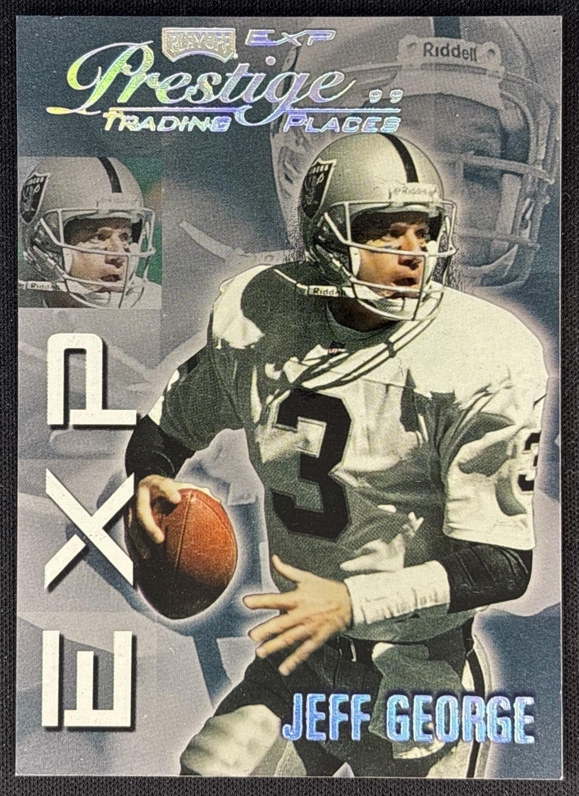 Jeff George 1999 Playoff Prestige EXP Reflections Silver /3250 Vikings
