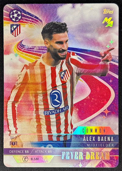 Alex Baena 2025 Match Attax Madness UEFA Champions League Fever Dream Atletico Default Title Sports Trading Cards