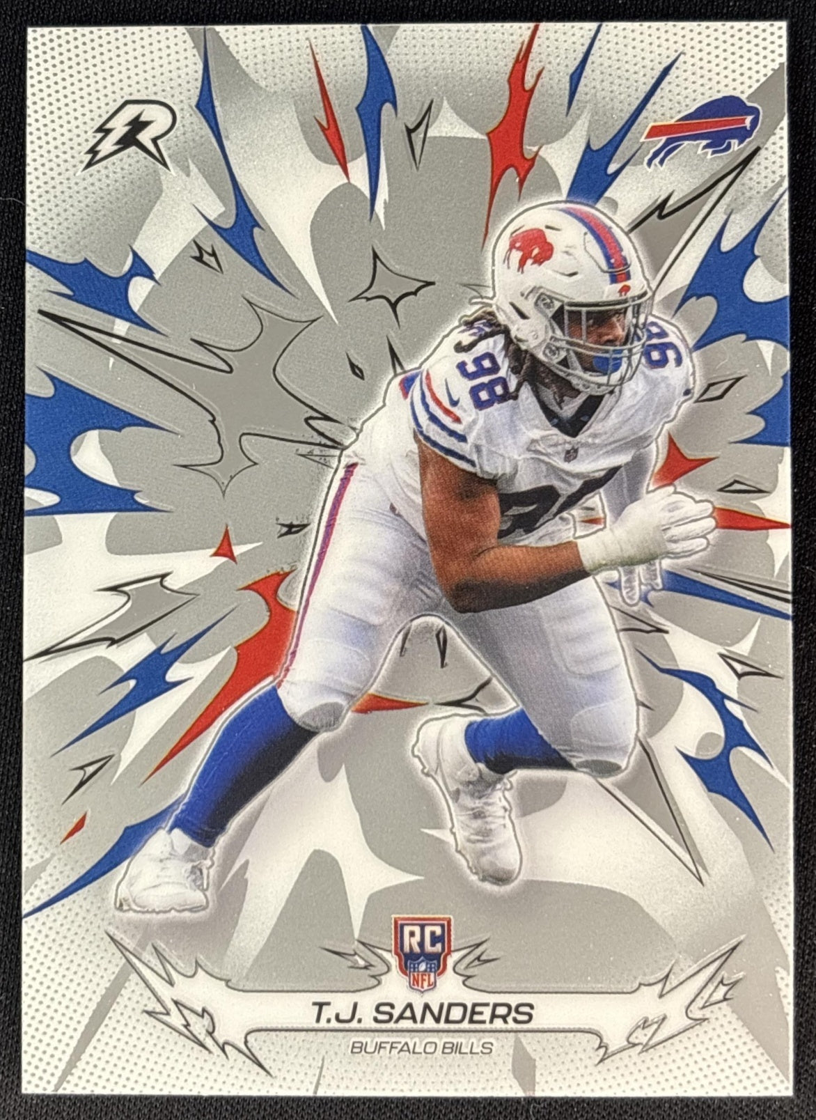 T.J. Sanders 2025 Topps Resurgence Bills Sports Trading Cards