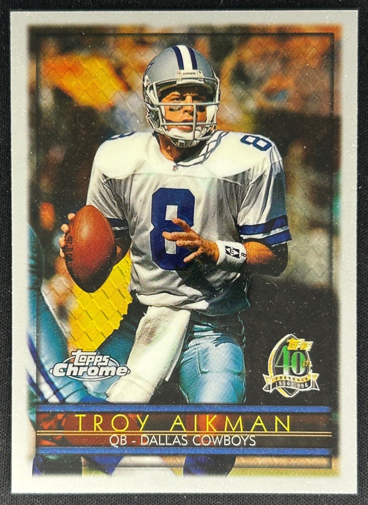 Troy Aikman 1996 Topps Chrome Cowboys | Wayne Collection