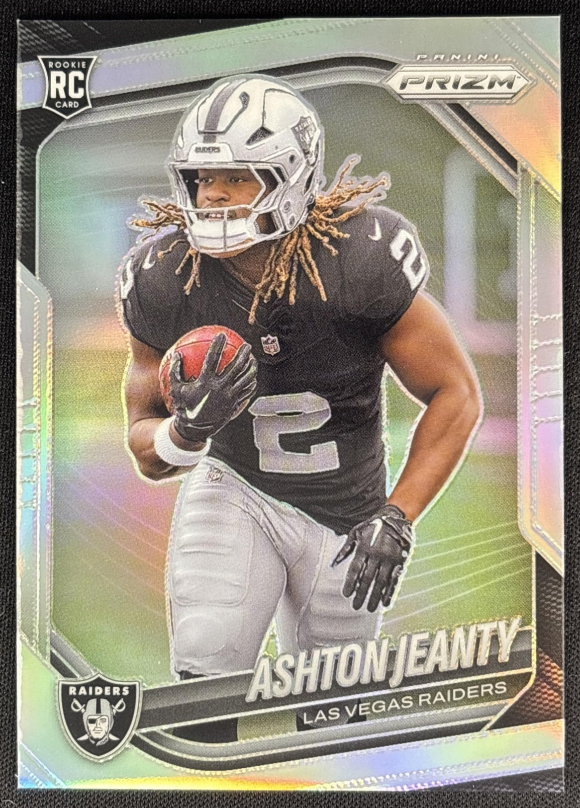 Ashton Jeanty 2025 Panini Prizm Silver Raiders
