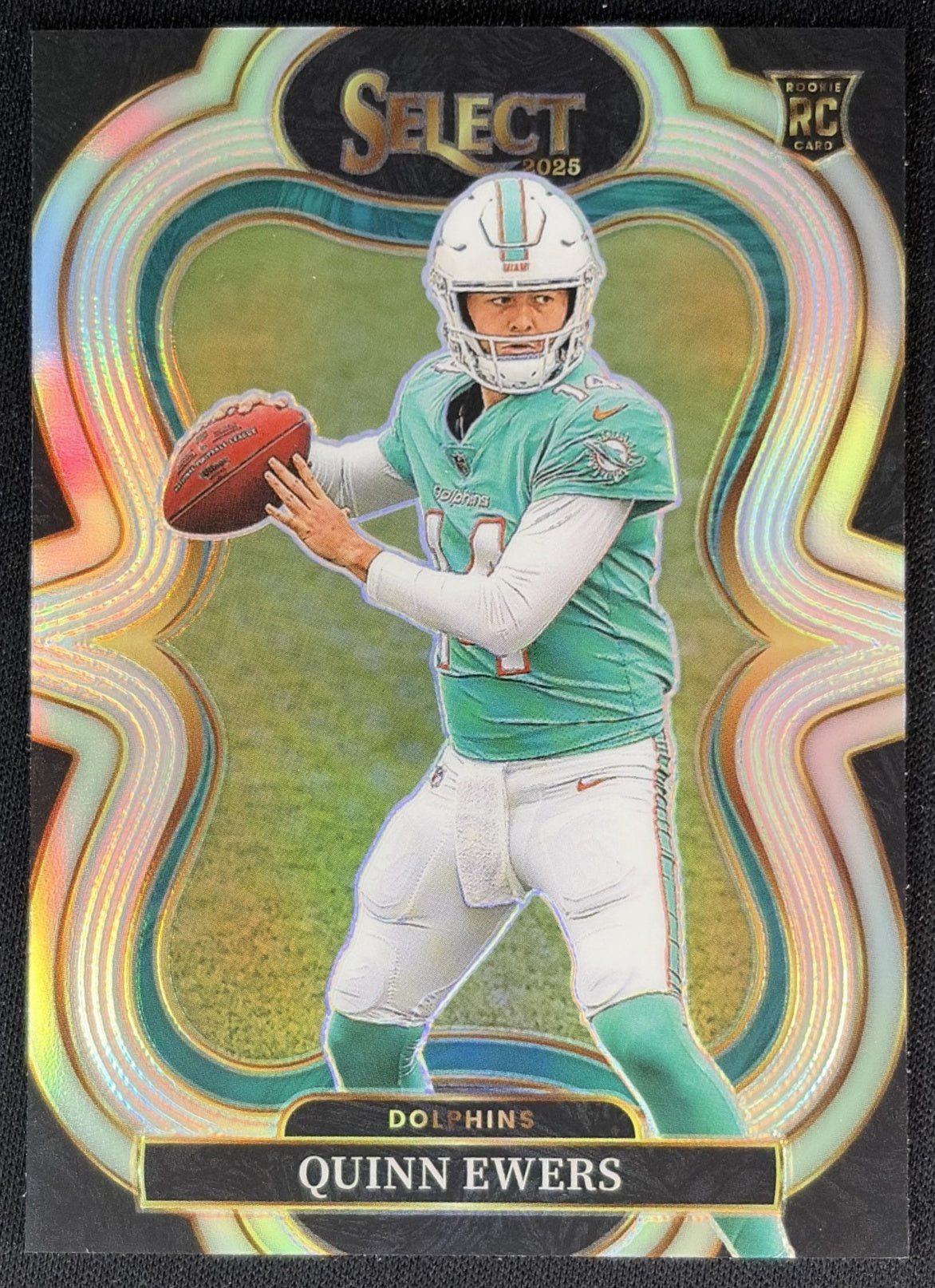 Quinn Ewers 2025 Panini Select Suite Level Silver Prizm Dolphins Sports Trading Cards