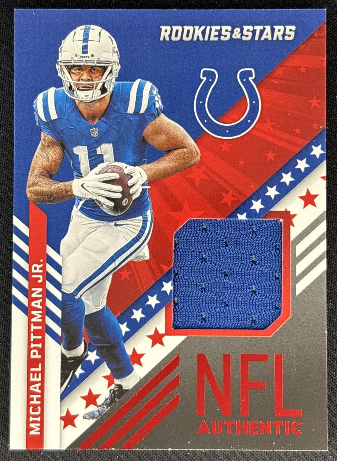 Michael Pittman Jr. 2022 Panini Rookies & Stars NFL Authentic Colts Front
