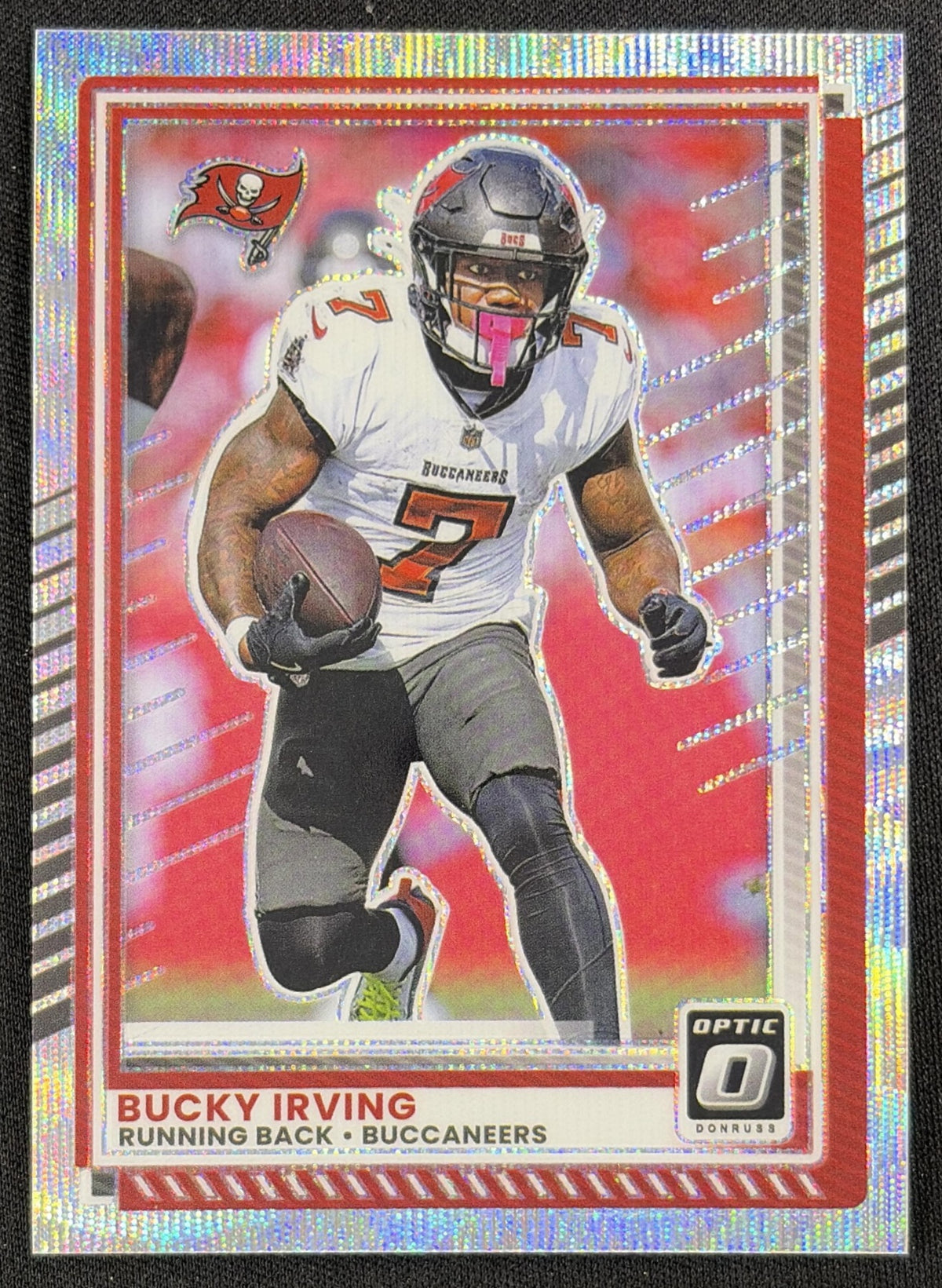 Bucky Irving 2025 Panini Donruss Optic Wave Prizm /300 Buccaneers
