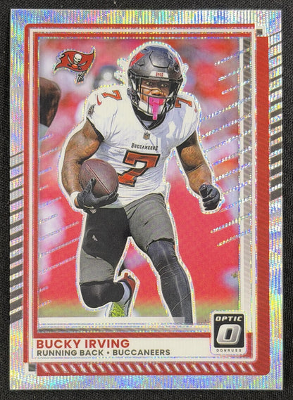 Bucky Irving 2025 Panini Donruss Optic Wave Prizm /300 Buccaneers