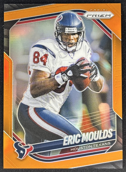 Eric Moulds 2025 Panini Prizm Orange /249 Texans Front