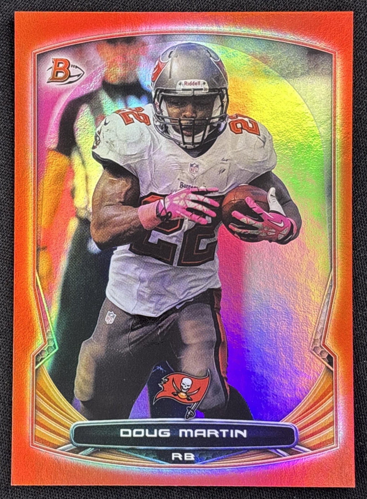 Doug Martin 2014 Bowman Veterans Rainbow Red /25 Buccaneers