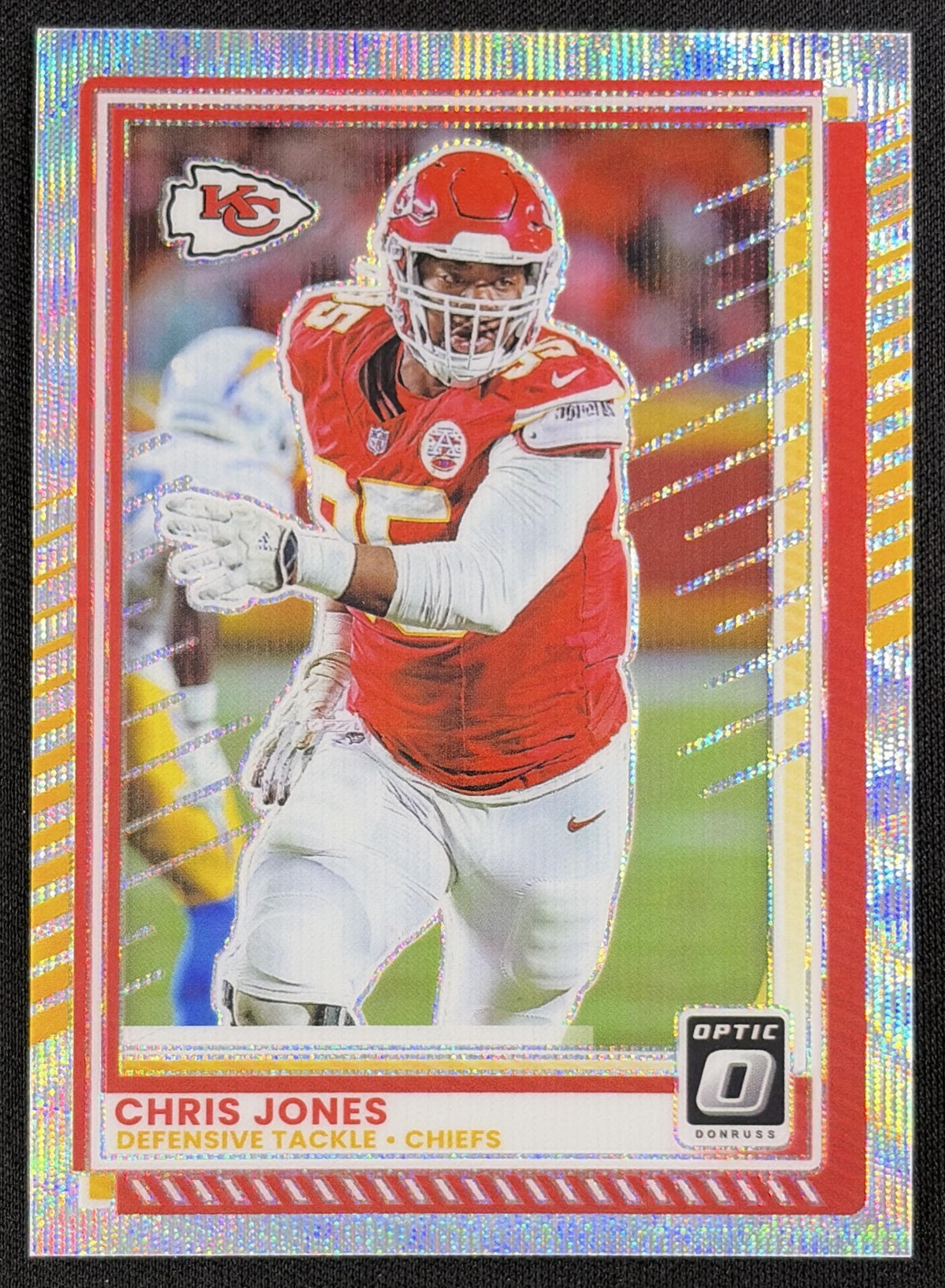 Chris Jones 2025 Panini Donruss Optic Wave Prizm /300 Chiefs