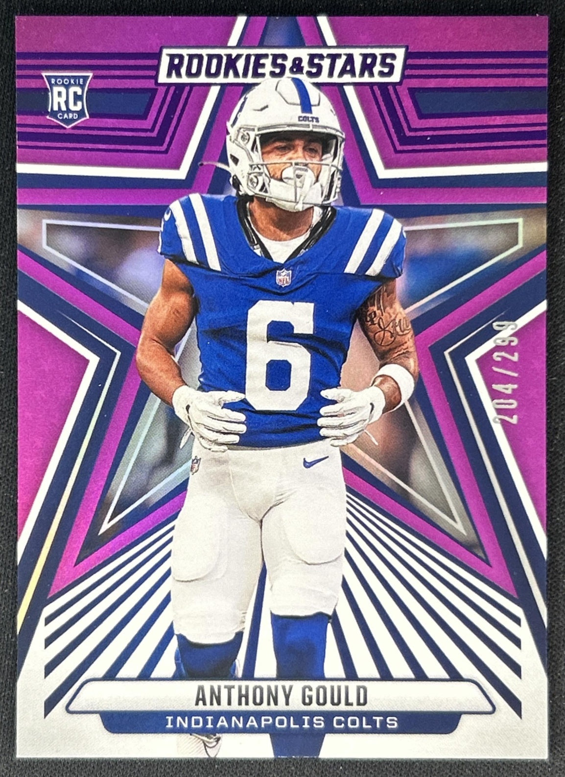 Anthony Gould 2024 Panini Rookies & Stars Purple /299 Colts