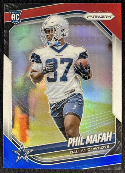 Phil Mafah 2025 Panini Prizm Red White & Blue Cowboys
