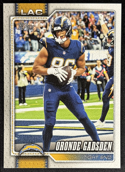Oronde Gadsden 2026 Topps Canvas /50 Chargers