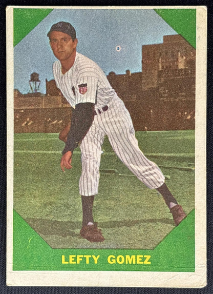 Lefty Gomez 1960 Fleer Baseball Greats Tigers front