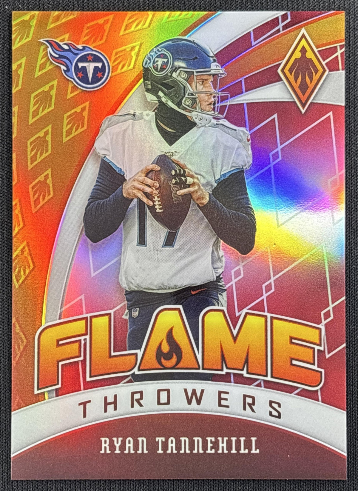 Ryan Tannehill 2020 Panini Phoenix Flame Throwers Red /299 Titans