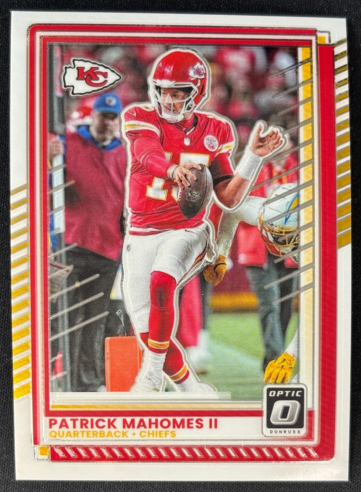 Patrick Mahomes II 2025 Donruss Optic Chiefs Sports Trading Card