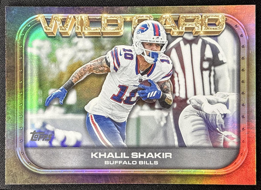 Khalil Shakir 2026 Topps Wild Card Moments Bills