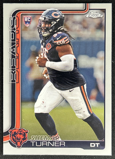 Shemar Turner 2025 Topps Chrome Rookie Bears Default Title