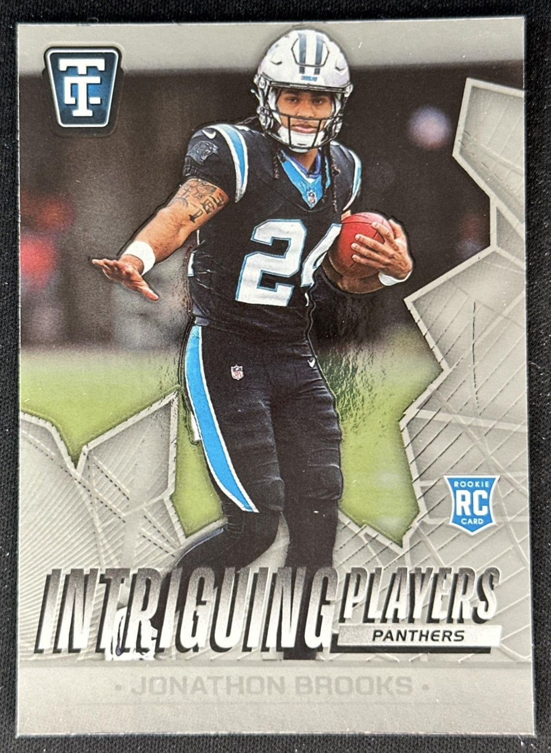 Jonathon Brooks 2024 Panini Totally Certified Intriguing Players Panthers front