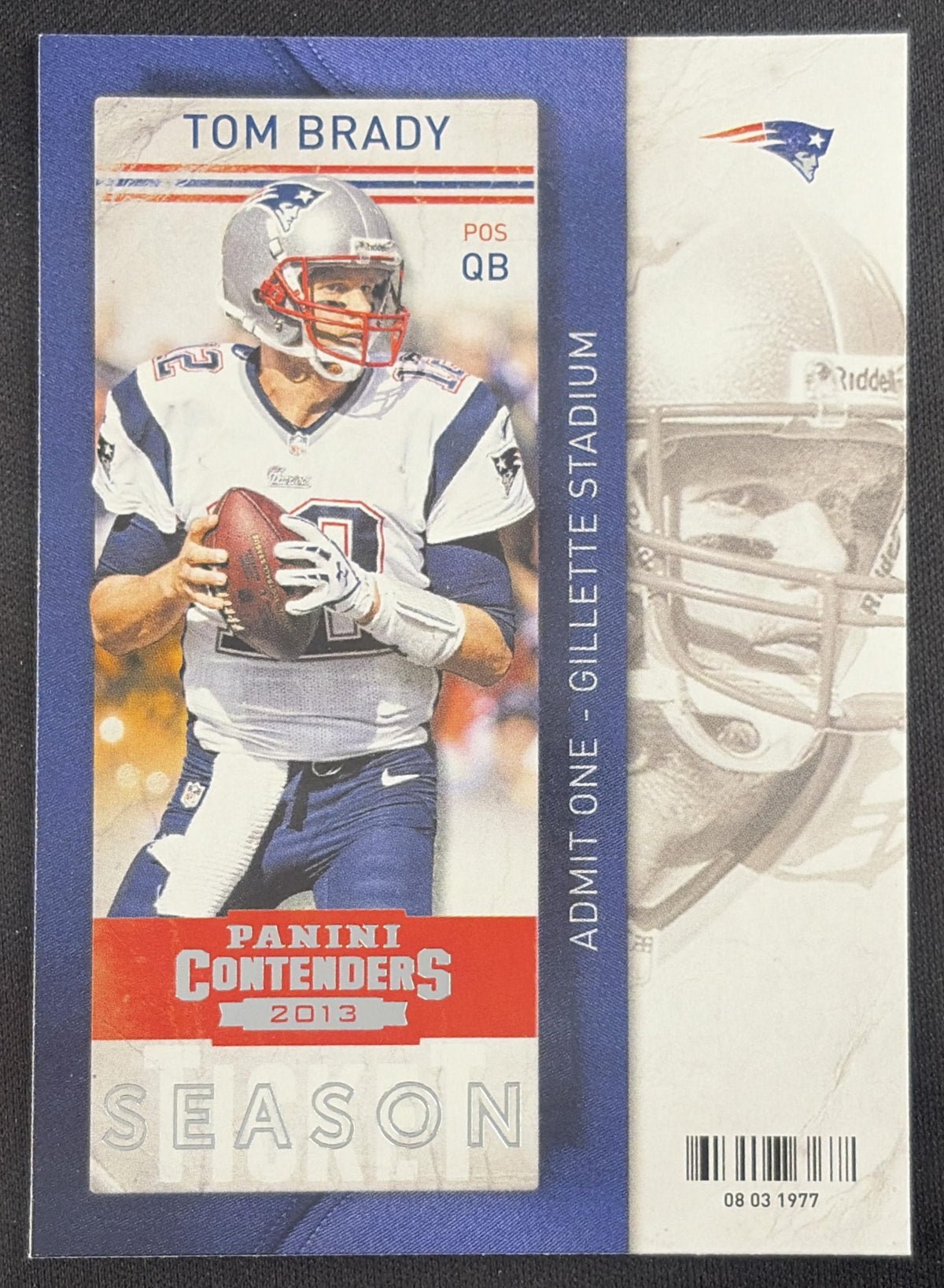 Tom Brady 2013 Panini Contenders Patriots