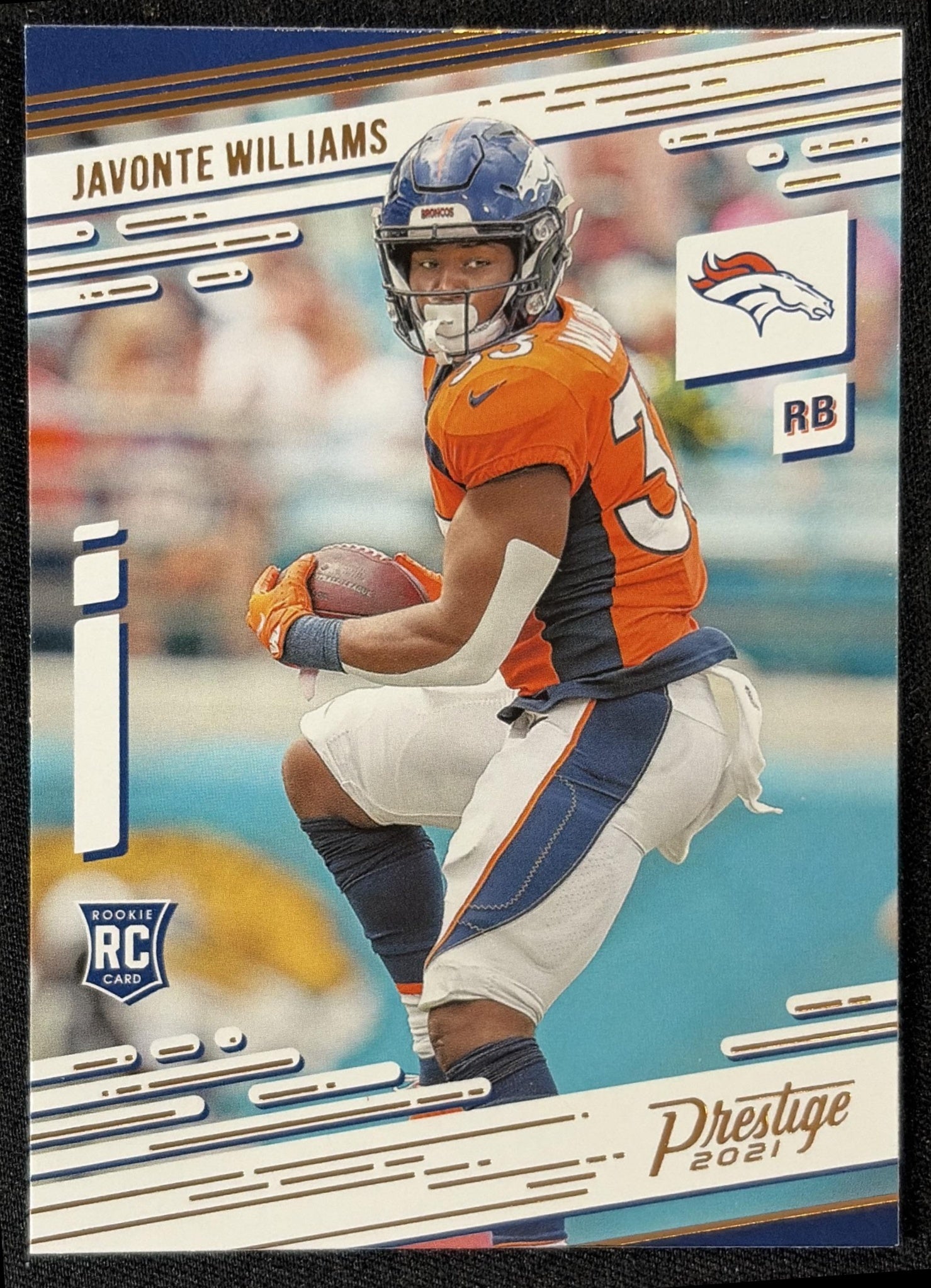 Javonte Williams 2021 Panini Chronicles Prestige Rookies Update Broncos