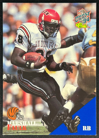 Marshall Faulk 1994 Pro Line Live Draft Day QVC Colts Sports Trading Cards