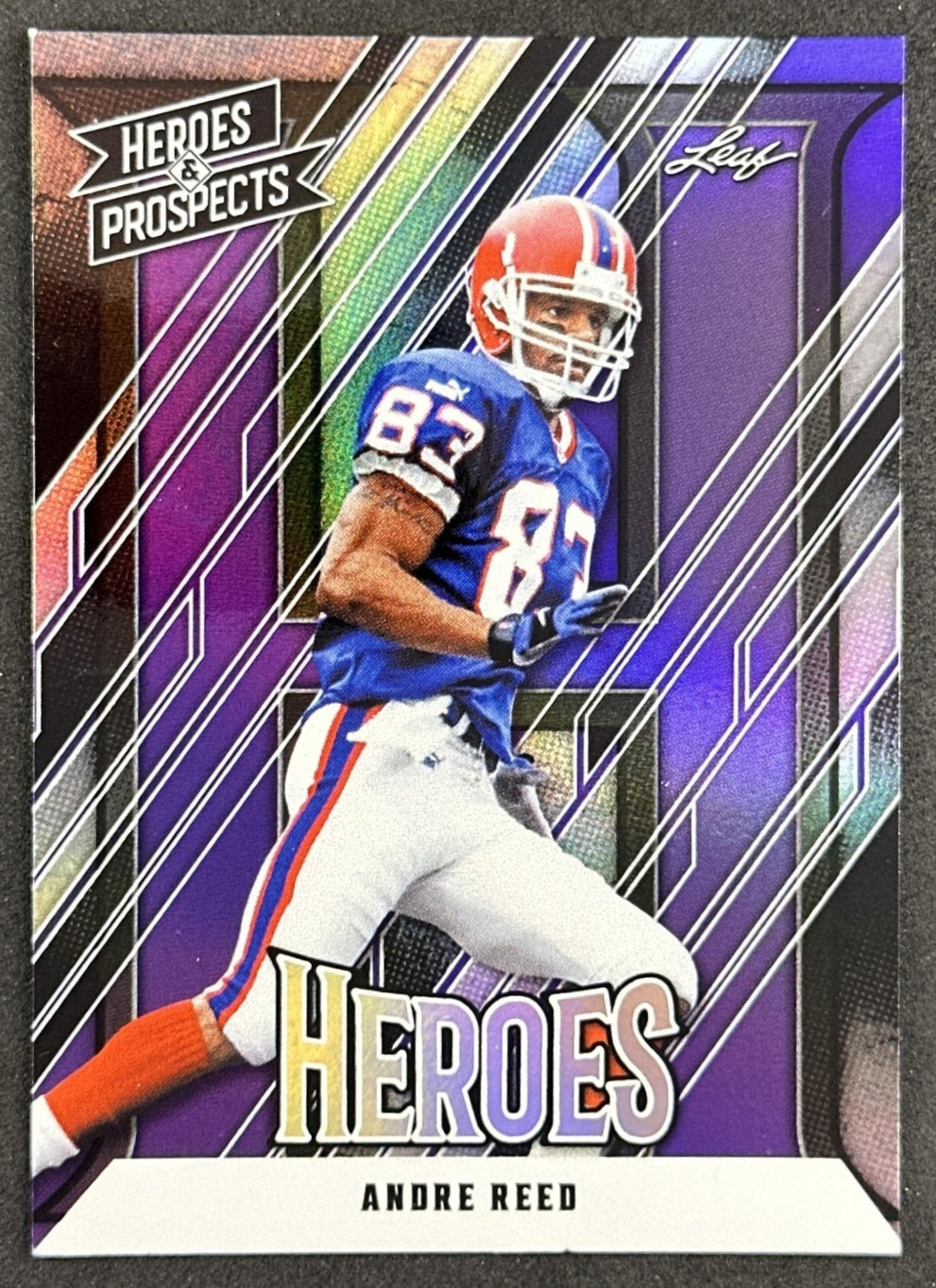 Andre Reed 2024 Leaf Heroes & Prospects Heros