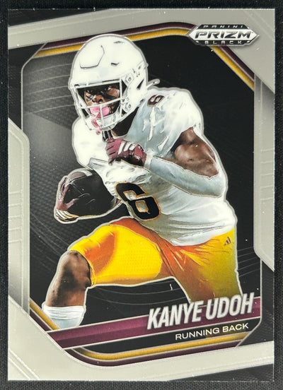 Kanye Udoh 2025 Prizm Black Prospects Sports Trading Cards