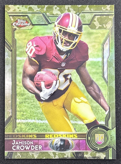 Jamison Crowder 2015 Topps Chrome Camo Refractor /499 Redskins