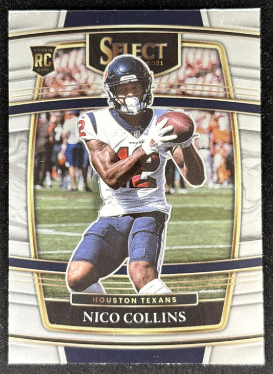 Nico Collins 2021 Select Rookie Texans Default Title Sports Trading Card