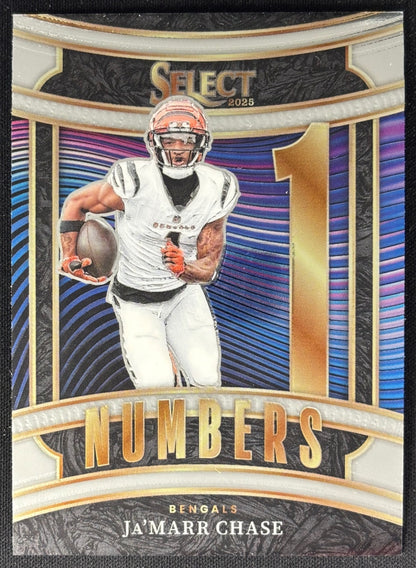 Ja'Marr Chase 2025 Select Numbers Bengals - Front