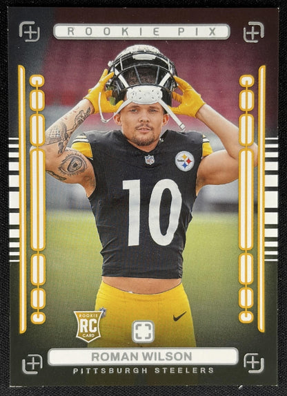 Roman Wilson 2024 Panini Photogenic Rookie Pix Steelers