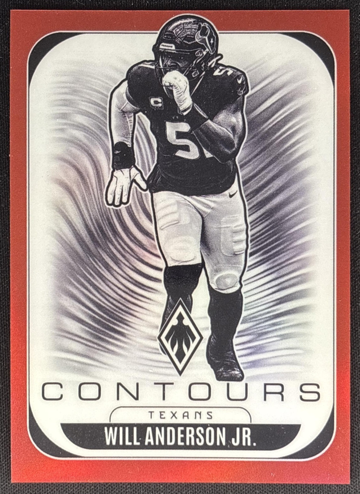Will Anderson Jr. 2025 Panini Phoenix Contours Red /249 Texans Default Title Sports Trading Cards