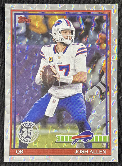 Josh Allen 2026 Topps 1991 Crackle Foil Bills