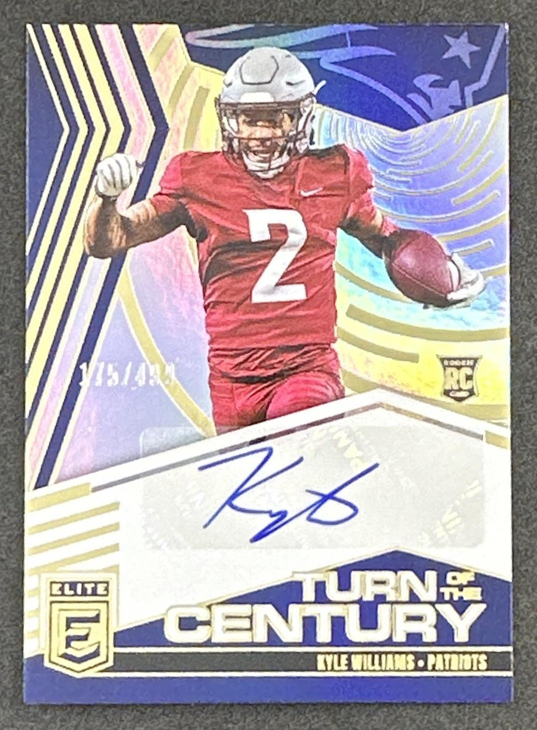 Kyle Williams 2025 Panini Donruss Elite Turn of the Century Auto /499