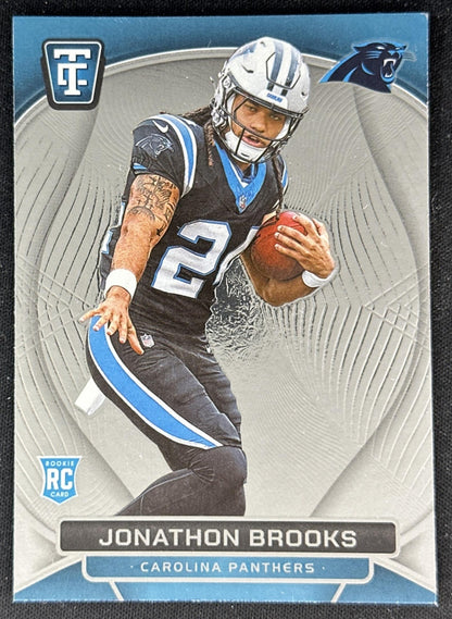 Jonathon Brooks 2024 Panini Certified Rookies Panthers front
