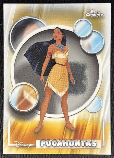 Pocahontas 2026 Topps Chrome Disney front