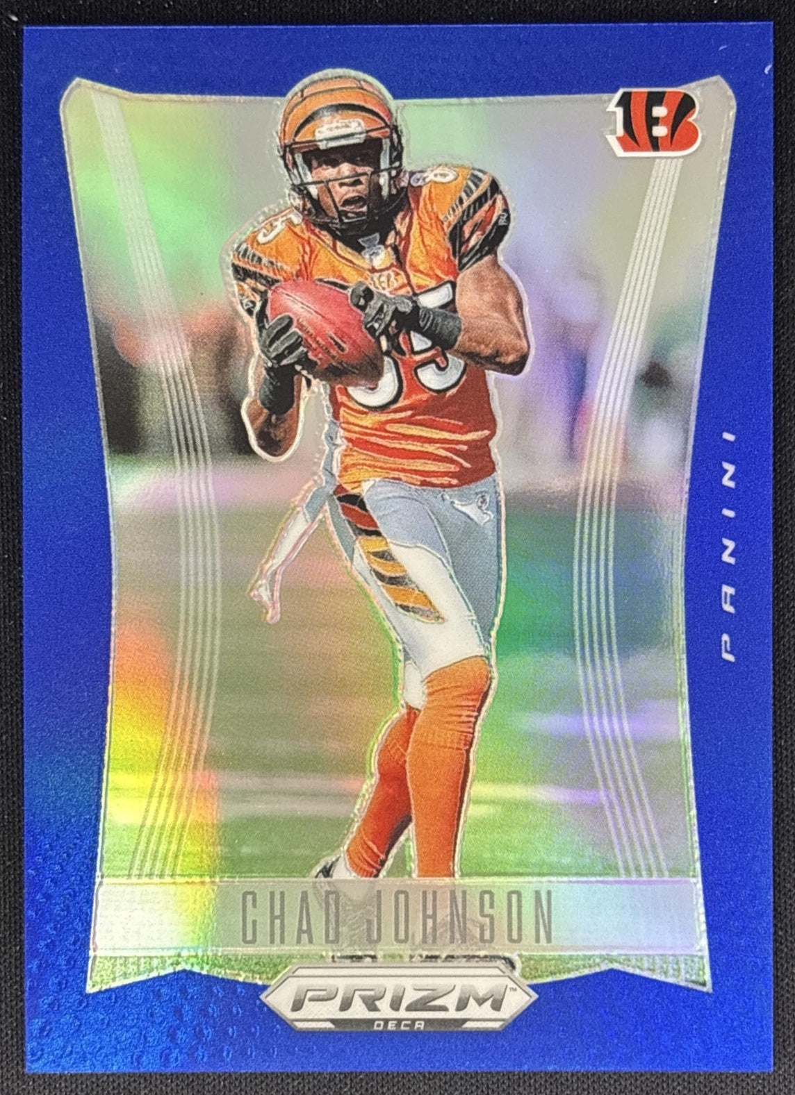 Chad Johnson 2024 Panini Prizm Deca Blue /149 Bengals Sports Trading Cards