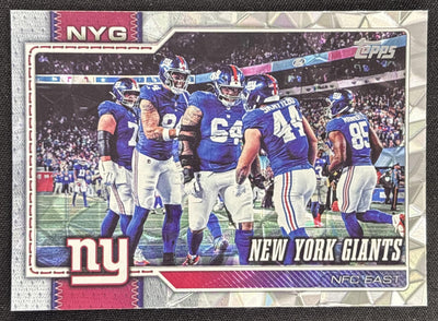 New York Giants 2026 Topps Diamante Foil Sports Trading Card