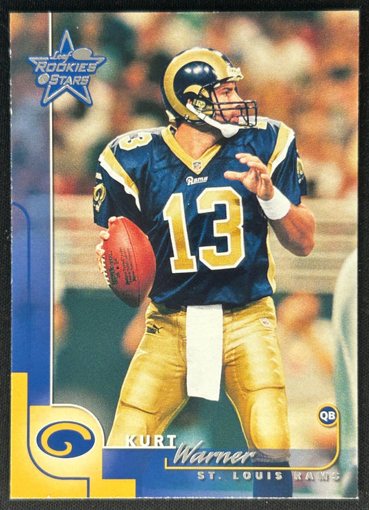Kurt Warner 1999 Rookies & Stars Rams front