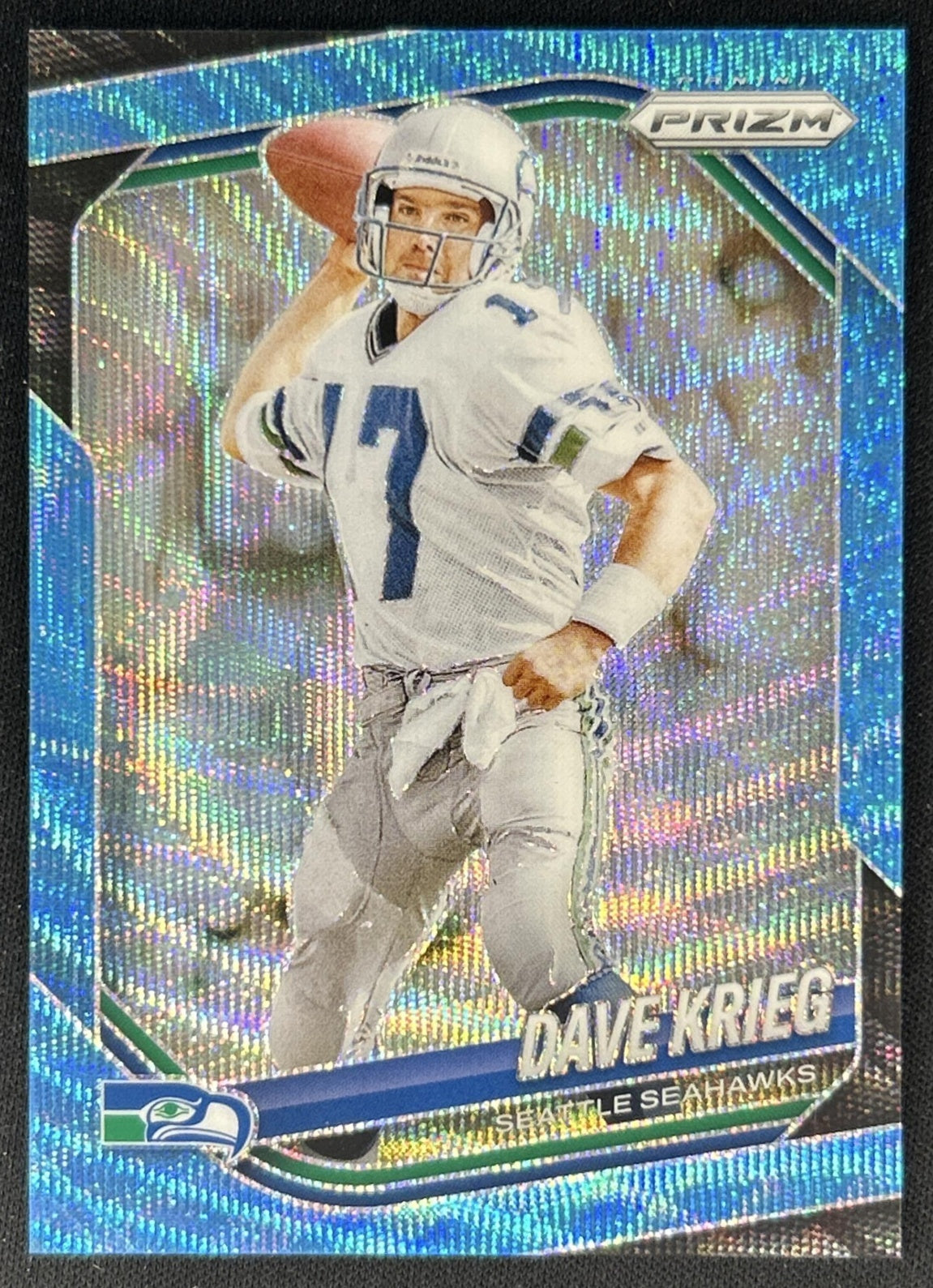 Dave Krieg 2025 Panini Prizm Blue Wave /230 Seahawks
