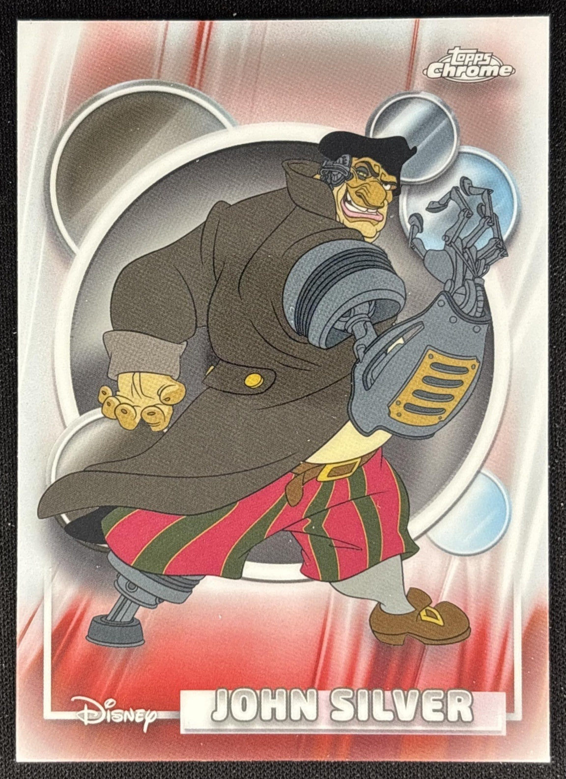 John Silver 2026 Topps Chrome Disney Treasure Planet front