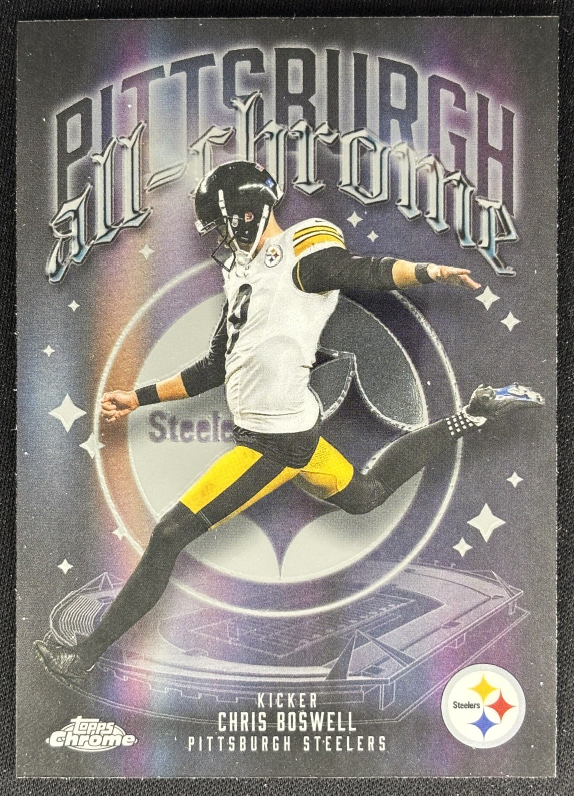 Chris Boswell 2025 Topps Chrome All Team Steelers Sports Trading Cards