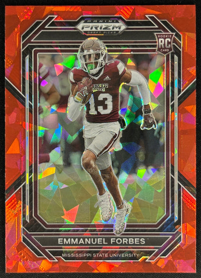 Emmanuel Forbes 2023 Panini Prizm Draft Picks Prizms Red Ice Rams Sports Trading Cards