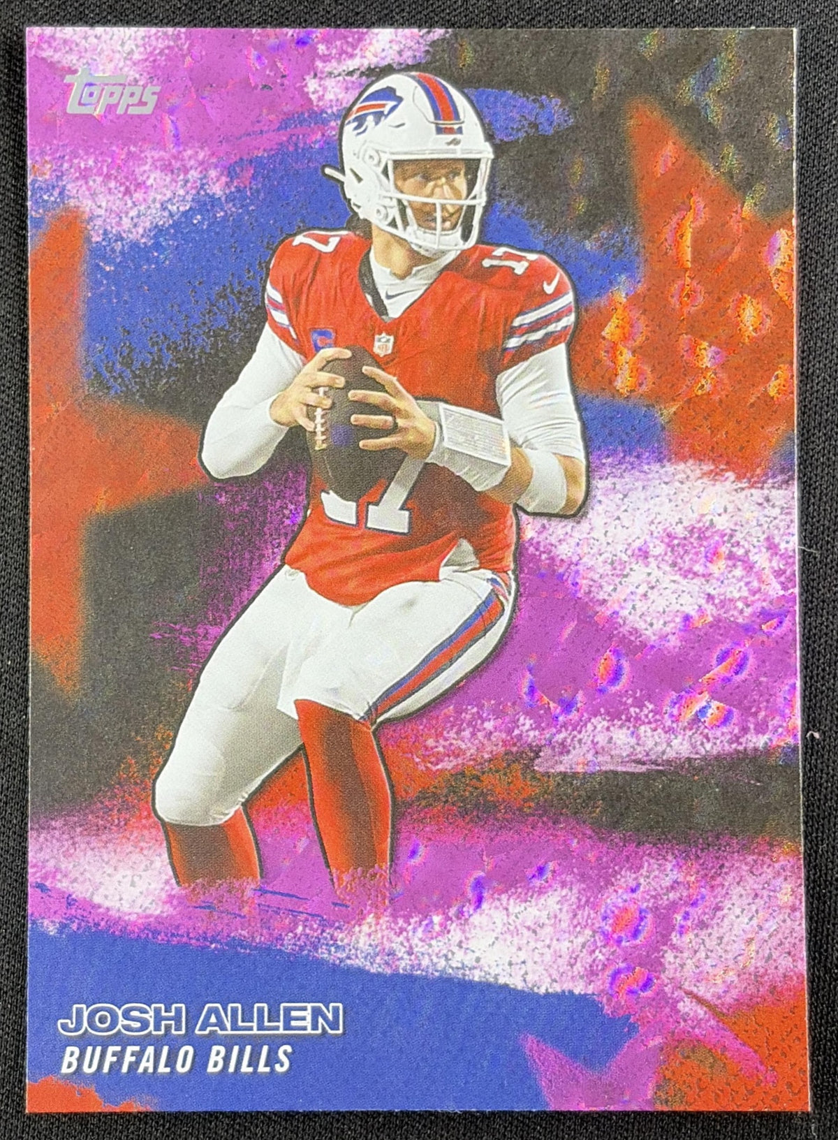 Josh Allen 2026 Topps NFL Stars Crackle Foil Bills