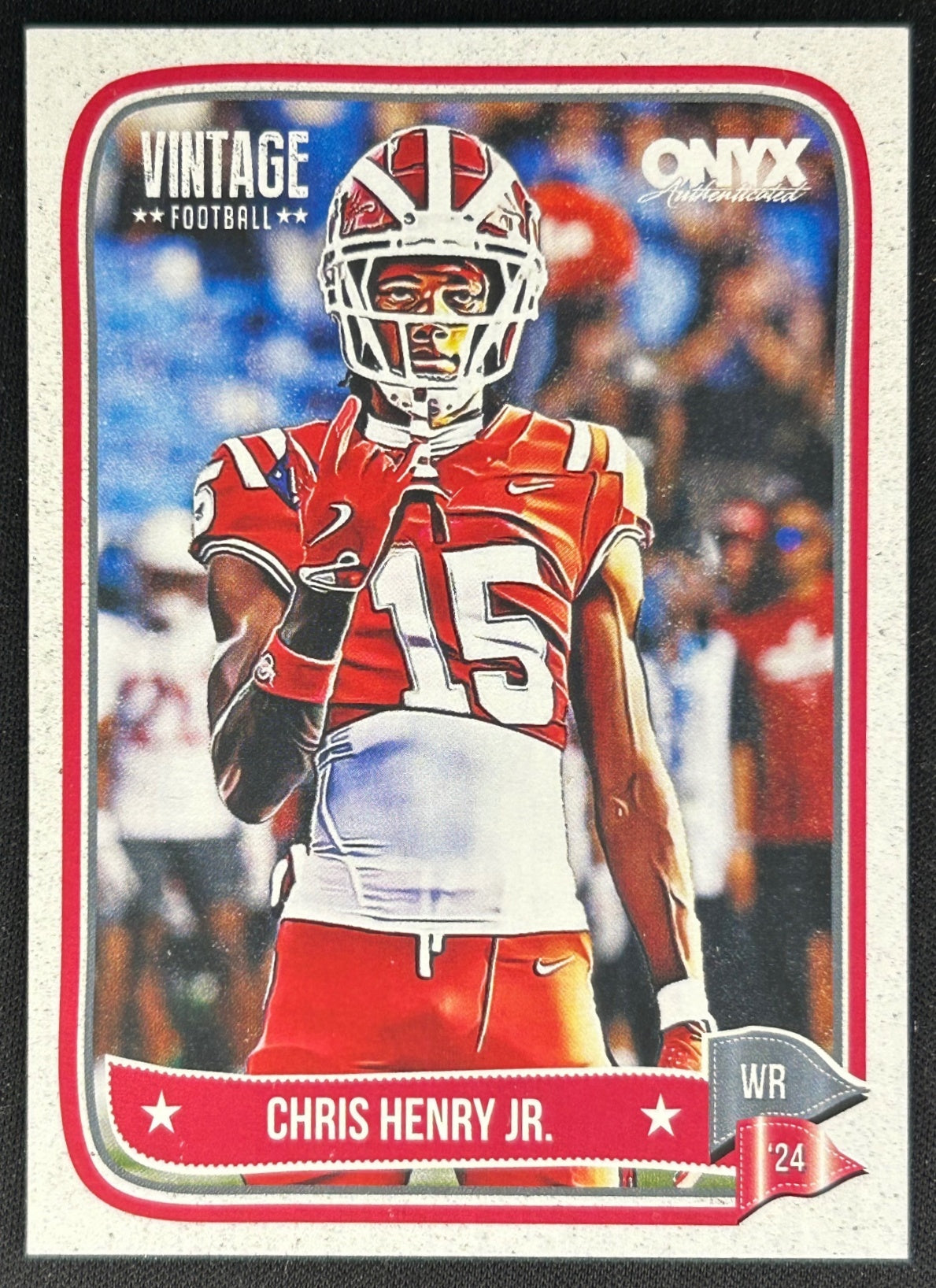 Chris Henry Jr. 2025 Onyx Vintage Sports Trading Cards