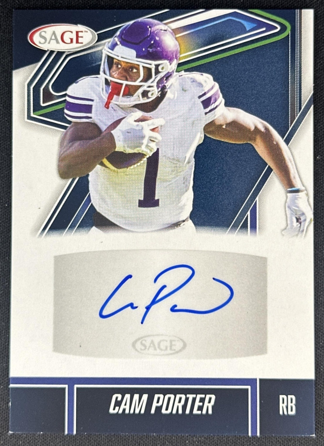 Cam Porter 2025 SAGE Auto Northwestern Wildcats Default Title Sports Trading Cards