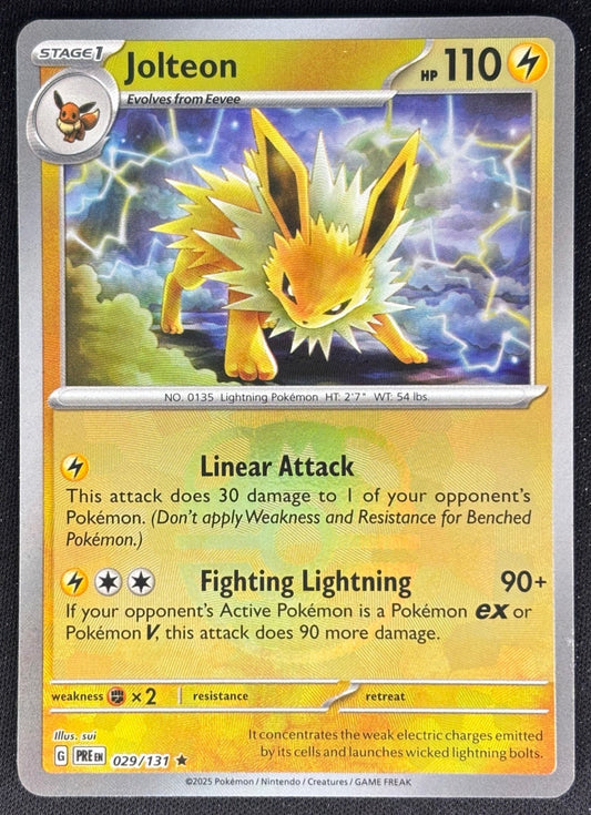 Jolteon 2023 Pokemon SV 151 KR Reverse Holo Masterball Non-Sports Trading Cards